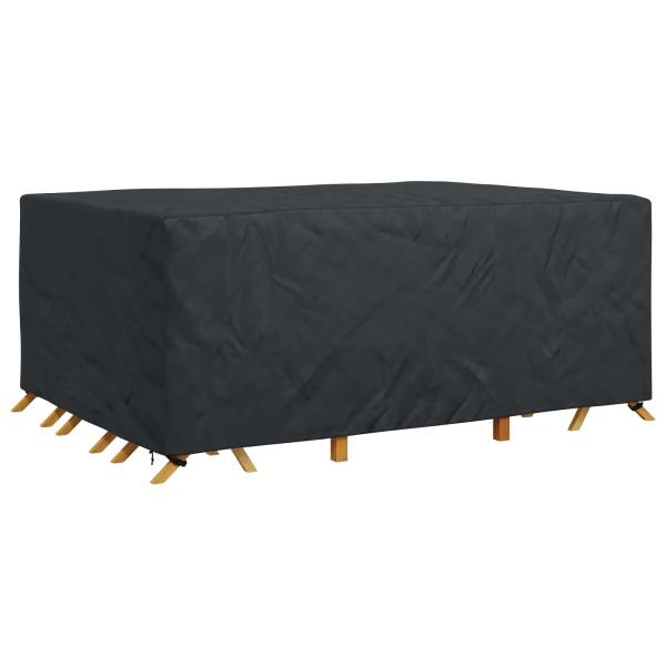 Gartenmöbelabdeckung Schwarz 280 x 204 x 106 cm 420D
