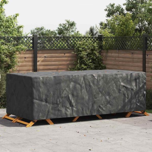 ARDEBO.de - Gartenmöbelabdeckung Schwarz 300 x 110 x 70 cm 210D