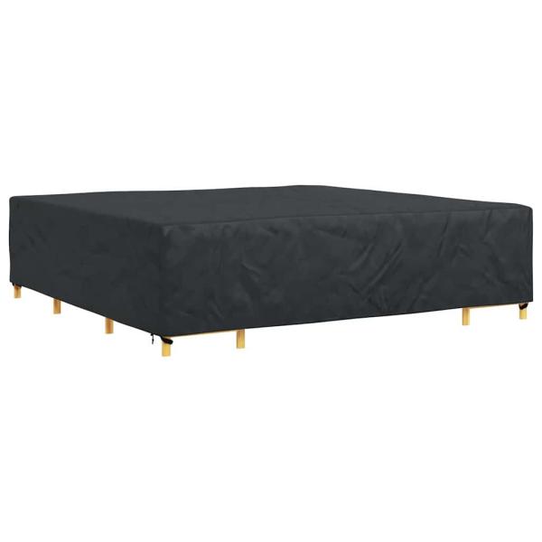 Gartenmöbelabdeckung Schwarz 300 x 300 x 70 cm 210D