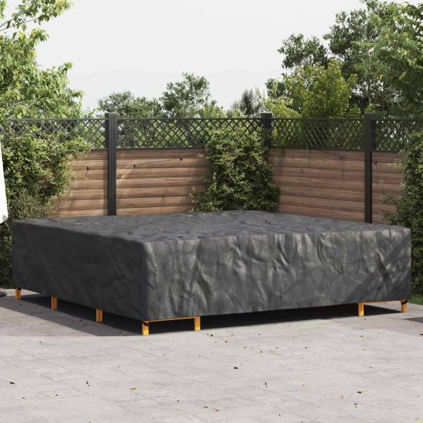 ARDEBO.de - Gartenmöbelabdeckung Schwarz 300 x 300 x 70 cm 600D