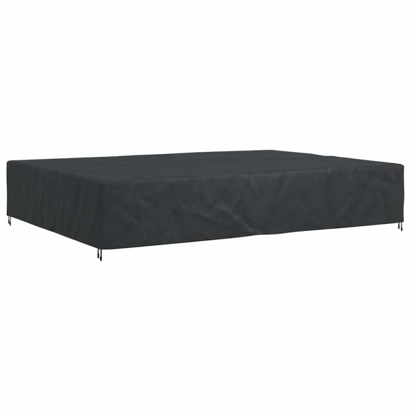 Gartenmöbelabdeckung Schwarz 350 x 260 x 90 cm 210D