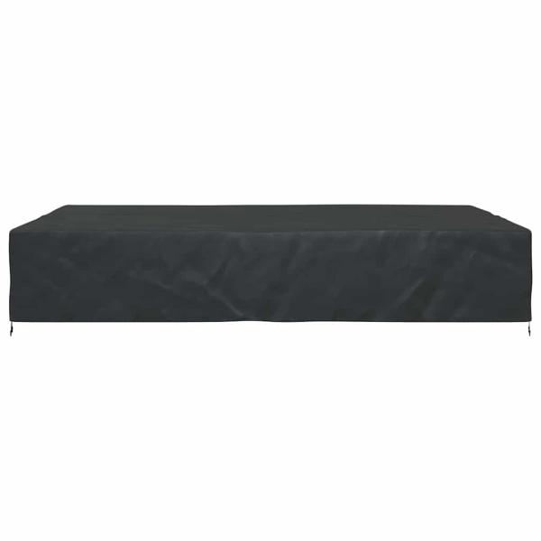 Gartenmöbelabdeckung Schwarz 350 x 260 x 90 cm 210D