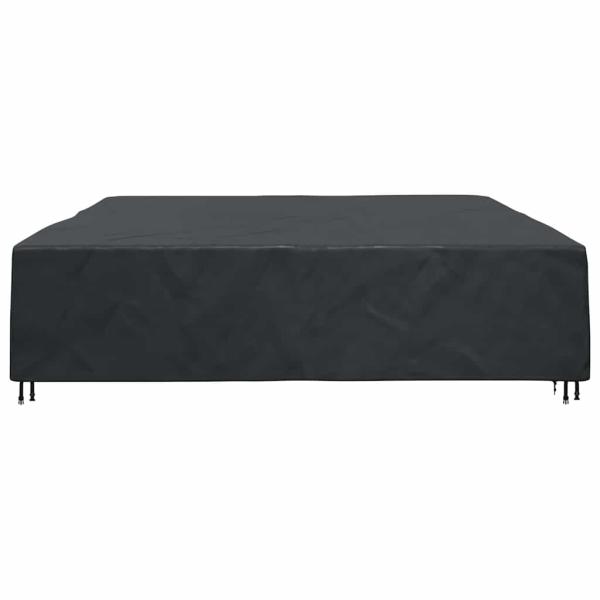 Gartenmöbelabdeckung Schwarz 350 x 260 x 90 cm 210D