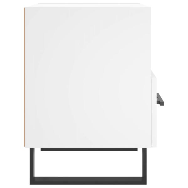 Nachttisch Weiß 40x35x47,5 cm Holzwerkstoff