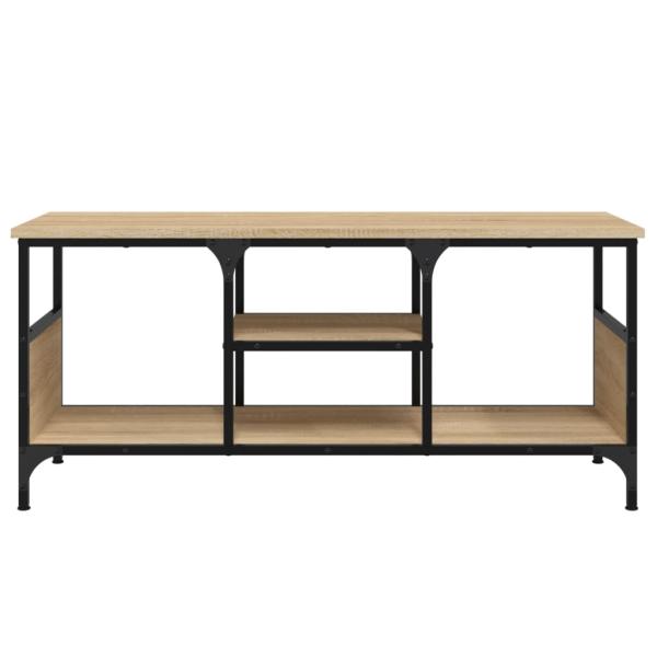 TV-Schrank Sonoma-Eiche 100x35x45 cm Holzwerkstoff & Eisen