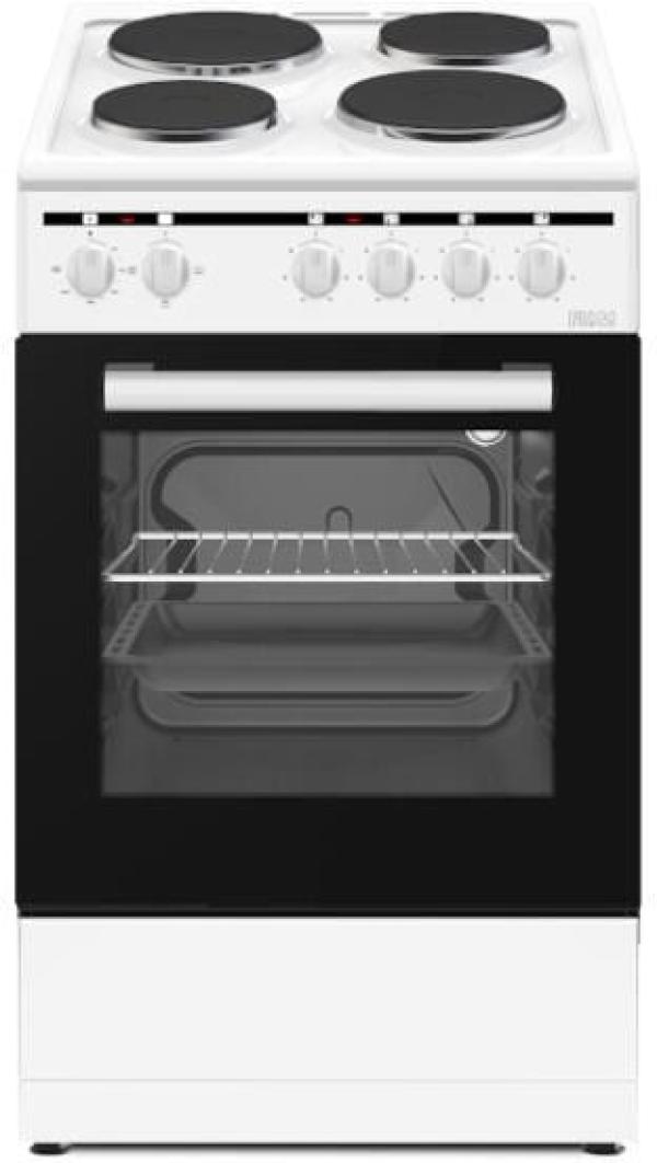 ARDEBO.de PKM EH4-50KPQ EEK: A Standherd, 48 L, Vollglasinnentüre, 2 Glasschichten, Gehäusekühlung, Tropfschale, Grillrost, weiß