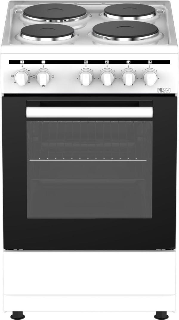 PKM EH4-50KPQ EEK: A Standherd, 48 L, Vollglasinnentüre, 2 Glasschichten, Gehäusekühlung, Tropfschale, Grillrost, weiß