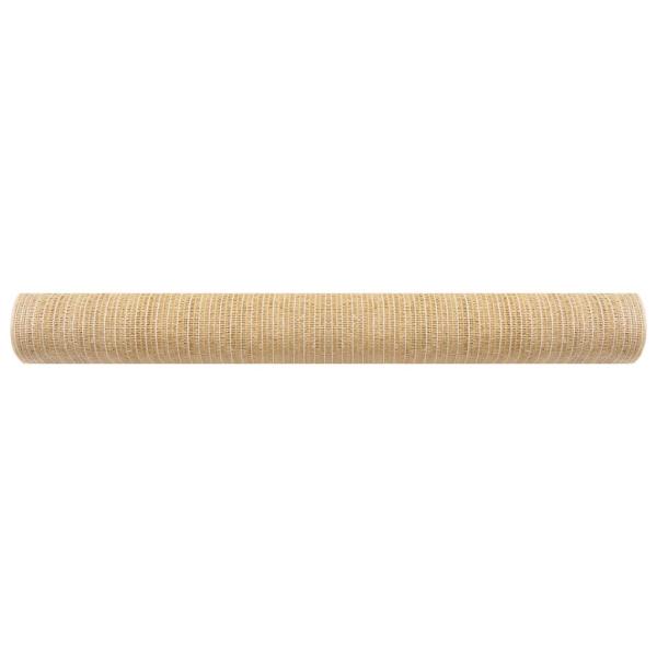 Zaunblende Beige 2x50 m HDPE 195 g/m²