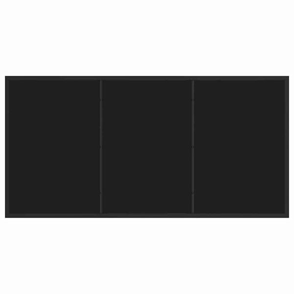 Garten Essgruppe 5 pcs Schwarz Poly-Rattan