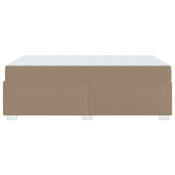 ARDEBO.de - Bettgestell Cappuccino 90 x 200 cm Kunstleder