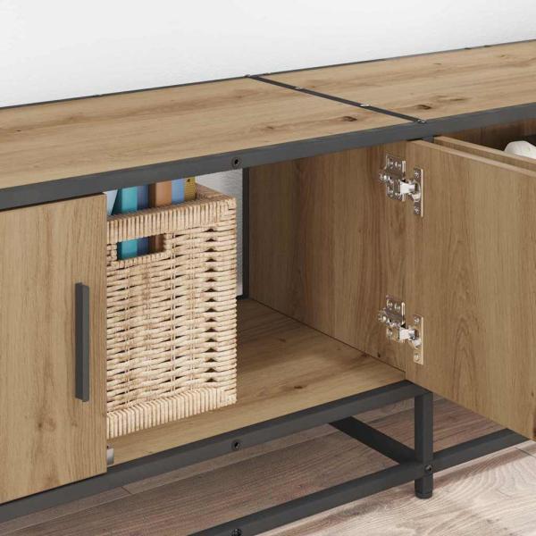 TV-Schränk Eiche handwerklich 240 x 35 x 41 cm Holzwerkstoff