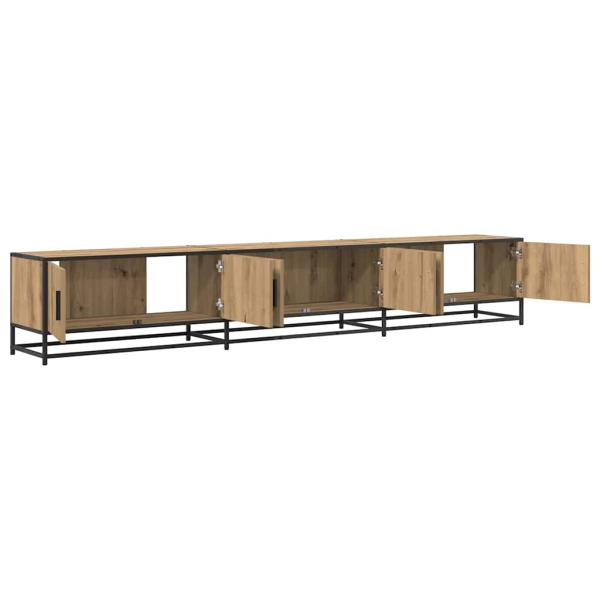 TV-Schränk Eiche handwerklich 240 x 35 x 41 cm Holzwerkstoff