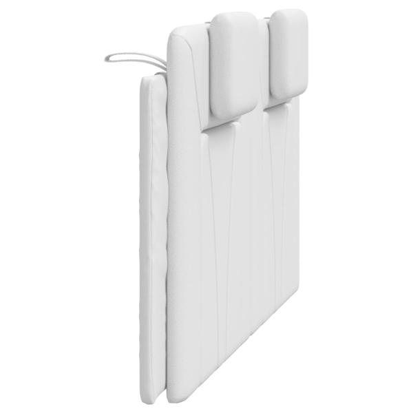 Kopfteil-Kissen "Viana" Weiß 152 cm Kunstleder