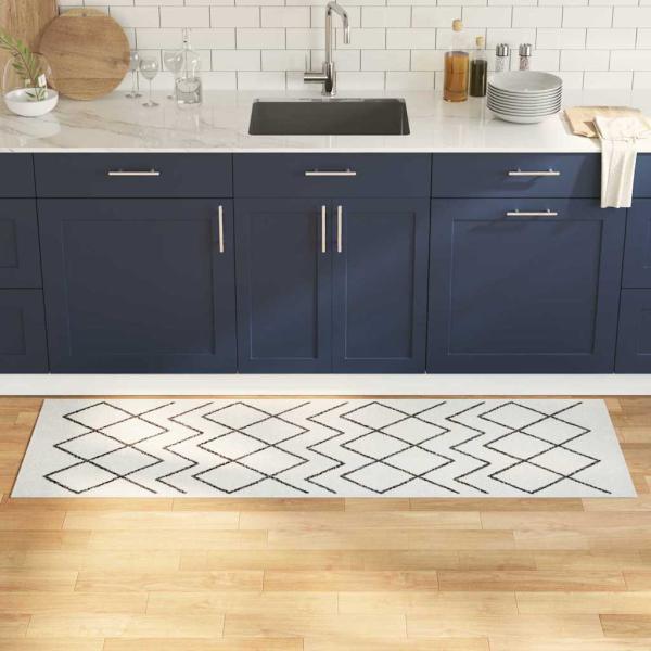 ARDEBO.de - Küchenmatte Geometric Geometrisch 60 x 180 cm Samt