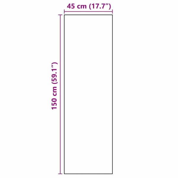 Küchenmatte Geometric Geometrisch 45 x 150 cm Samt