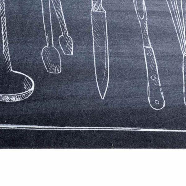 Küchenmatte Other Küchenbereich des Kochs 60 x 180 cm Samt