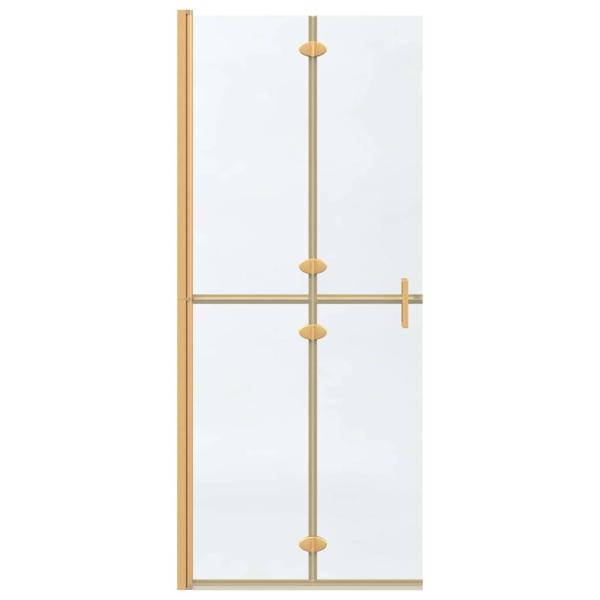 Walk-in Duschwand Sonstiges Golden und Transparent 80 x 190 cm