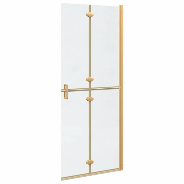 Walk-in Duschwand Sonstiges Golden und Transparent 80 x 190 cm
