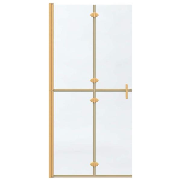 Walk-in Duschwand Sonstiges Golden und Transparent 90 x 190 cm