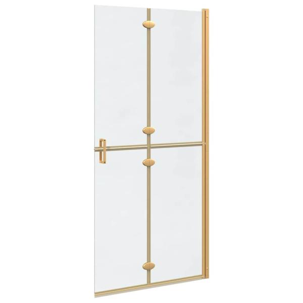 Walk-in Duschwand Sonstiges Golden und Transparent 90 x 190 cm