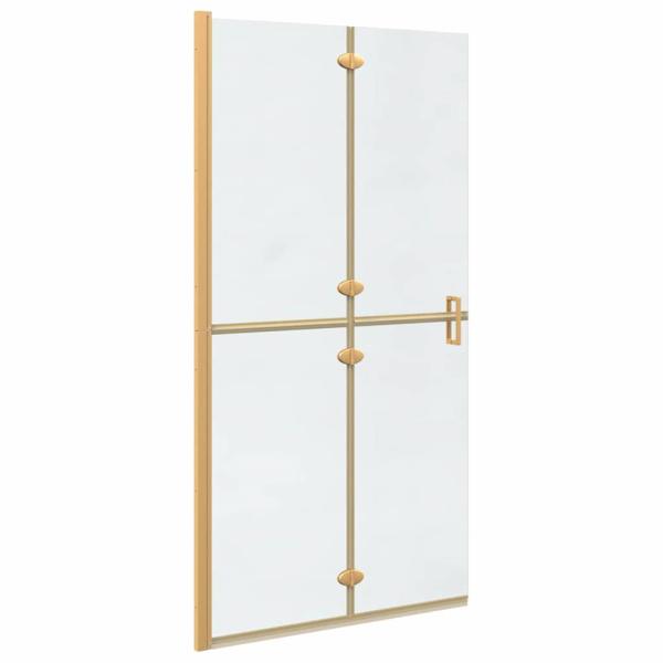 Walk-in Duschwand Sonstiges Golden und Transparent 100 x 190 cm