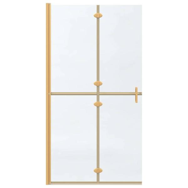 Walk-in Duschwand Sonstiges Golden und Transparent 100 x 190 cm