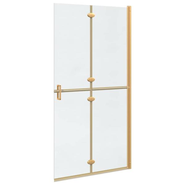 Walk-in Duschwand Sonstiges Golden und Transparent 100 x 190 cm