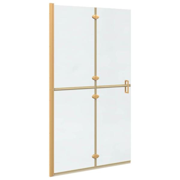 Walk-in Duschwand Sonstiges Golden und Transparent 110 x 190 cm