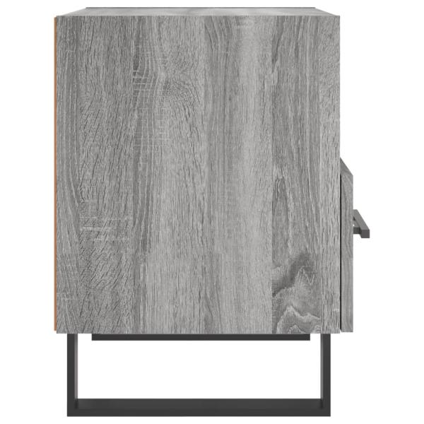 Nachttisch Grau Sonoma 40x35x47,5 cm Holzwerkstoff