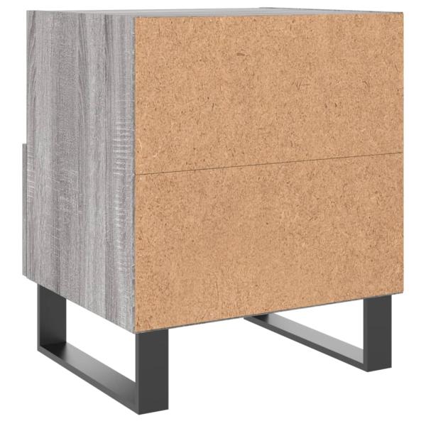 Nachttisch Grau Sonoma 40x35x47,5 cm Holzwerkstoff