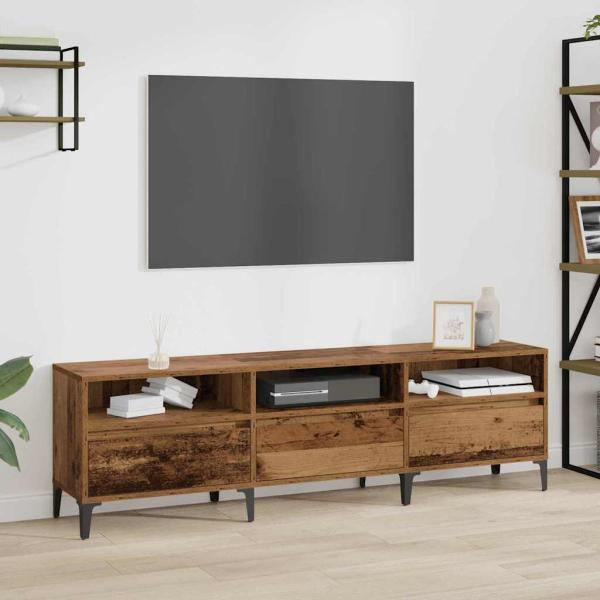 ARDEBO.de - TV-Schränk Altholz 150 x 30 x 44.5 cm Holzwerkstoff