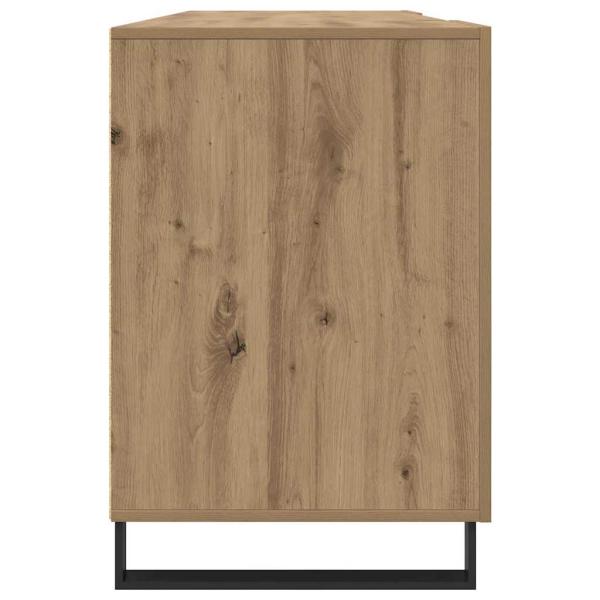 Schreibtisch Eiche handwerklich 140 x 50 x 75 cm Holzwerkstoff
