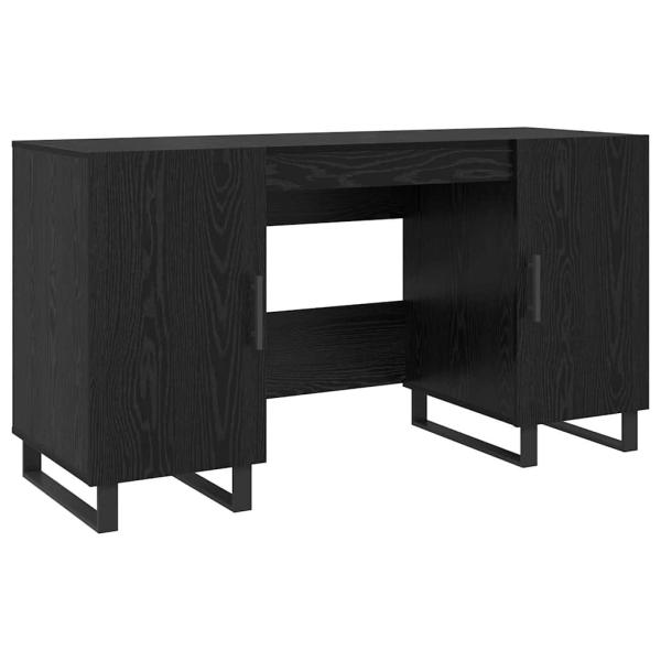 Schreibtisch Schwarze Eiche 140 x 50 x 75 cm Holzwerkstoff