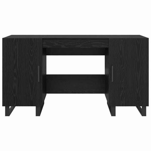 Schreibtisch Schwarze Eiche 140 x 50 x 75 cm Holzwerkstoff
