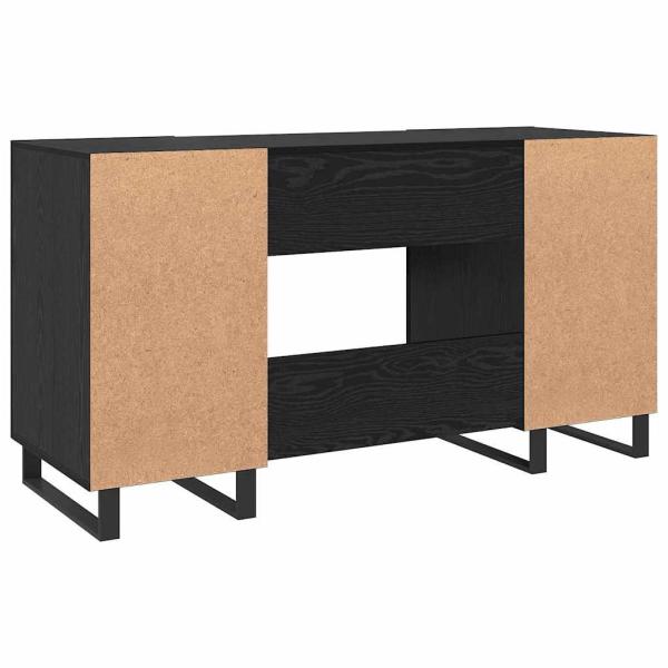 Schreibtisch Schwarze Eiche 140 x 50 x 75 cm Holzwerkstoff