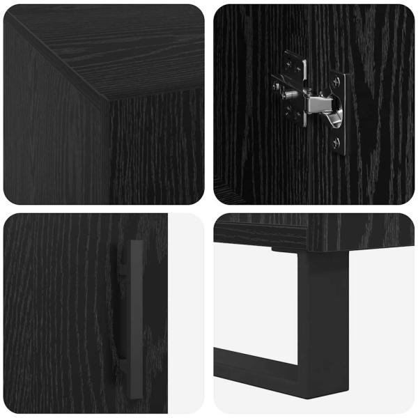 Schreibtisch Schwarze Eiche 140 x 50 x 75 cm Holzwerkstoff