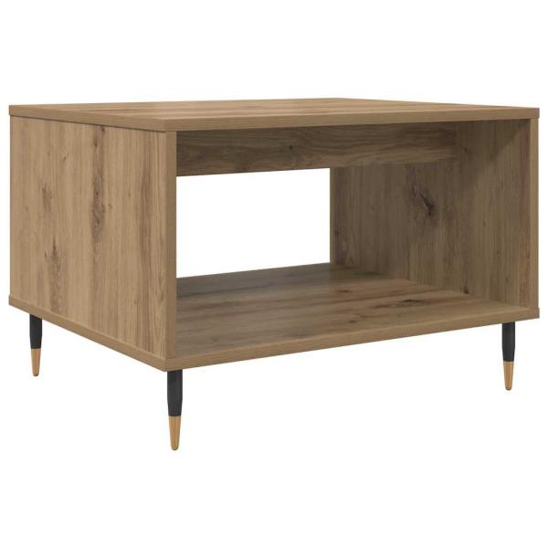 Couchtisch Eiche handwerklich 60 x 50 x 40 cm Holzwerkstoff