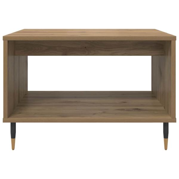Couchtisch Eiche handwerklich 60 x 50 x 40 cm Holzwerkstoff