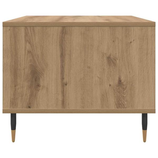 Couchtisch Eiche handwerklich 60 x 50 x 40 cm Holzwerkstoff