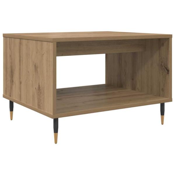 Couchtisch Eiche handwerklich 60 x 50 x 40 cm Holzwerkstoff