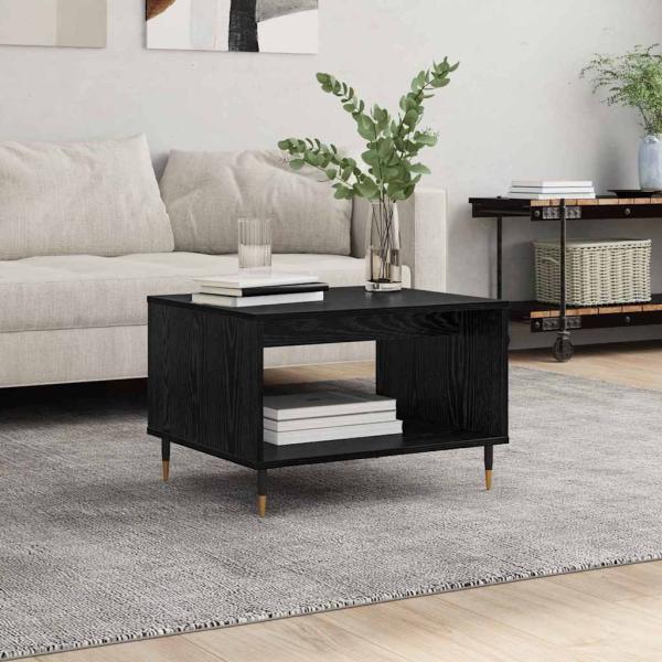 ARDEBO.de - Couchtisch Schwarze Eiche 60 x 50 x 40 cm Holzwerkstoff