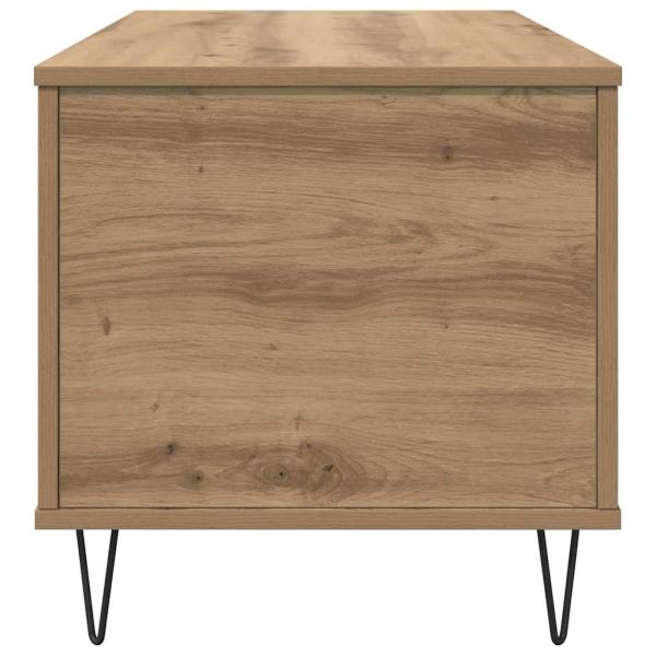 Couchtisch Eiche handwerklich 90 x 44.5 x 45 cm Holzwerkstoff