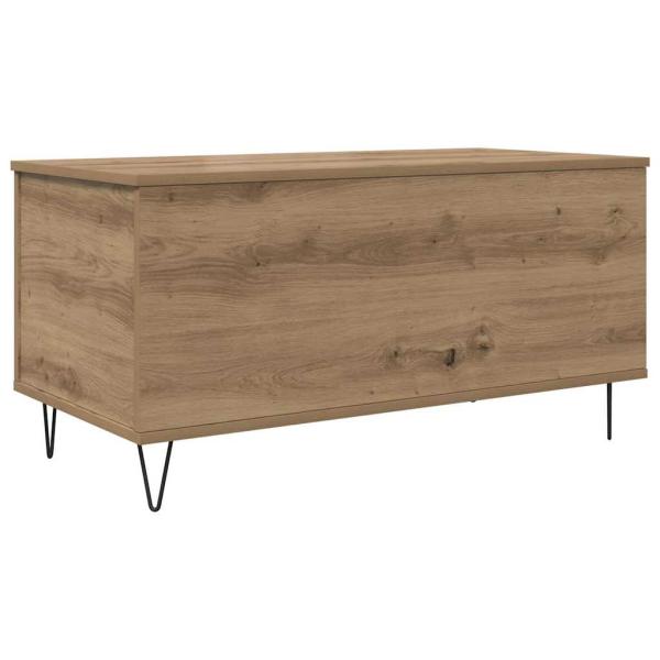 Couchtisch Eiche handwerklich 90 x 44.5 x 45 cm Holzwerkstoff