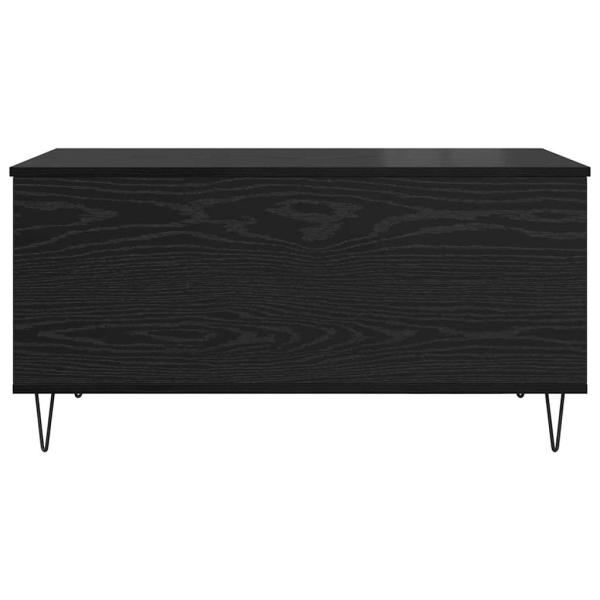 Couchtisch Schwarze Eiche 90 x 44.5 x 45 cm Holzwerkstoff