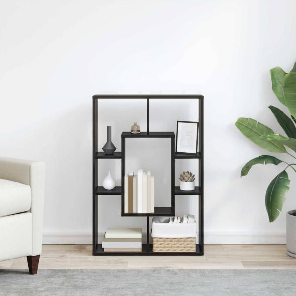 Bücherregal Schwarze Eiche 63 x 20 x 90 cm Holzwerkstoff