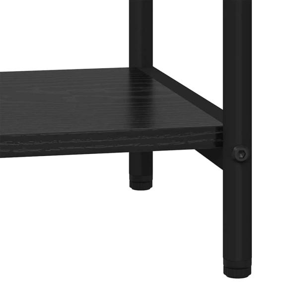 Regal Schwarze Eiche 80 x 30 x 183 cm Holzwerkstoff