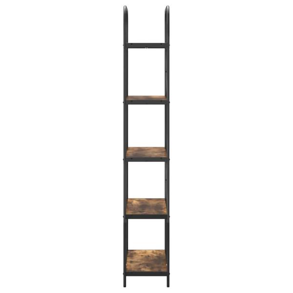 Regal Räuchereiche 80 x 30 x 183 cm Holzwerkstoff