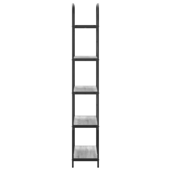 Regal Grau Sonoma 80 x 30 x 183 cm Holzwerkstoff