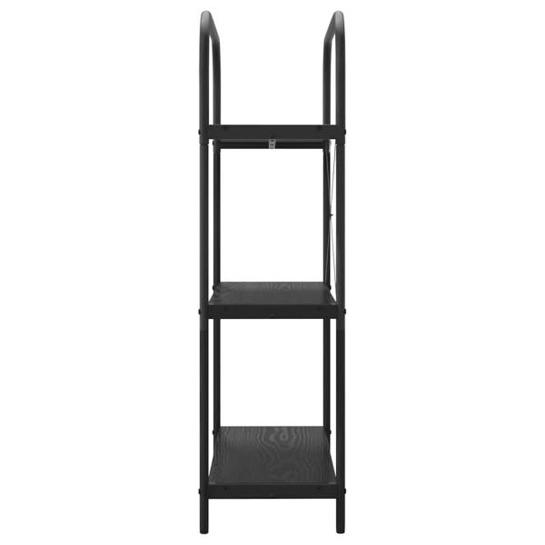 Regal Schwarze Eiche 80 x 30 x 109 cm Holzwerkstoff