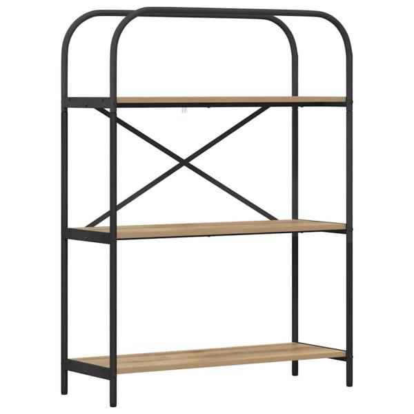 Regal Eiche handwerklich 80 x 30 x 109 cm Holzwerkstoff